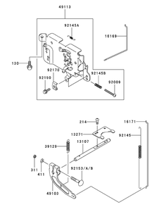 Fh541v-Bs31 Control Equipemnt Diagram and Parts List for H1748 55AI4HPS750-WAM Cub Cadet Lawn Mower